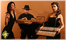 Cigar roller with Cigar Servers holding cigar tray